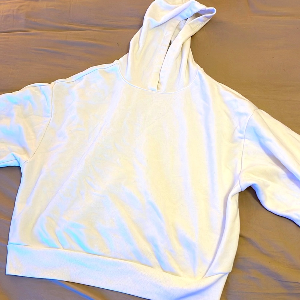 Women’s white hoodie